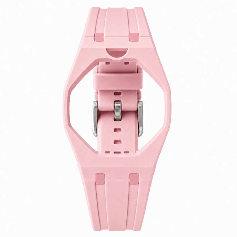 Strap Otto Rosso compatible Royal Pop Swatch x Audemars Piguet, bracelet bioceramic rouge