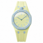 Strap Blaue Acht compatible Royal Pop Swatch x Audemars Piguet, bracelet bioceramic bleu (2)