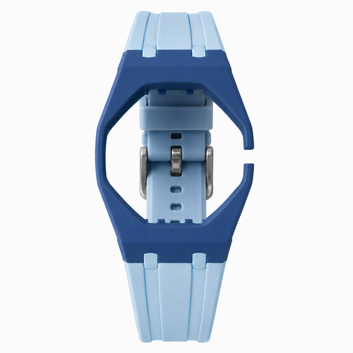Strap Lan Ba compatible Royal Pop Swatch x Audemars Piguet, bracelet bioceramic bleu marine
