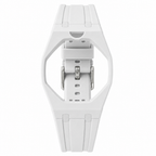 Strap Huit Blanc compatible Royal Pop Swatch x Audemars Piguet, bracelet bioceramic blanc