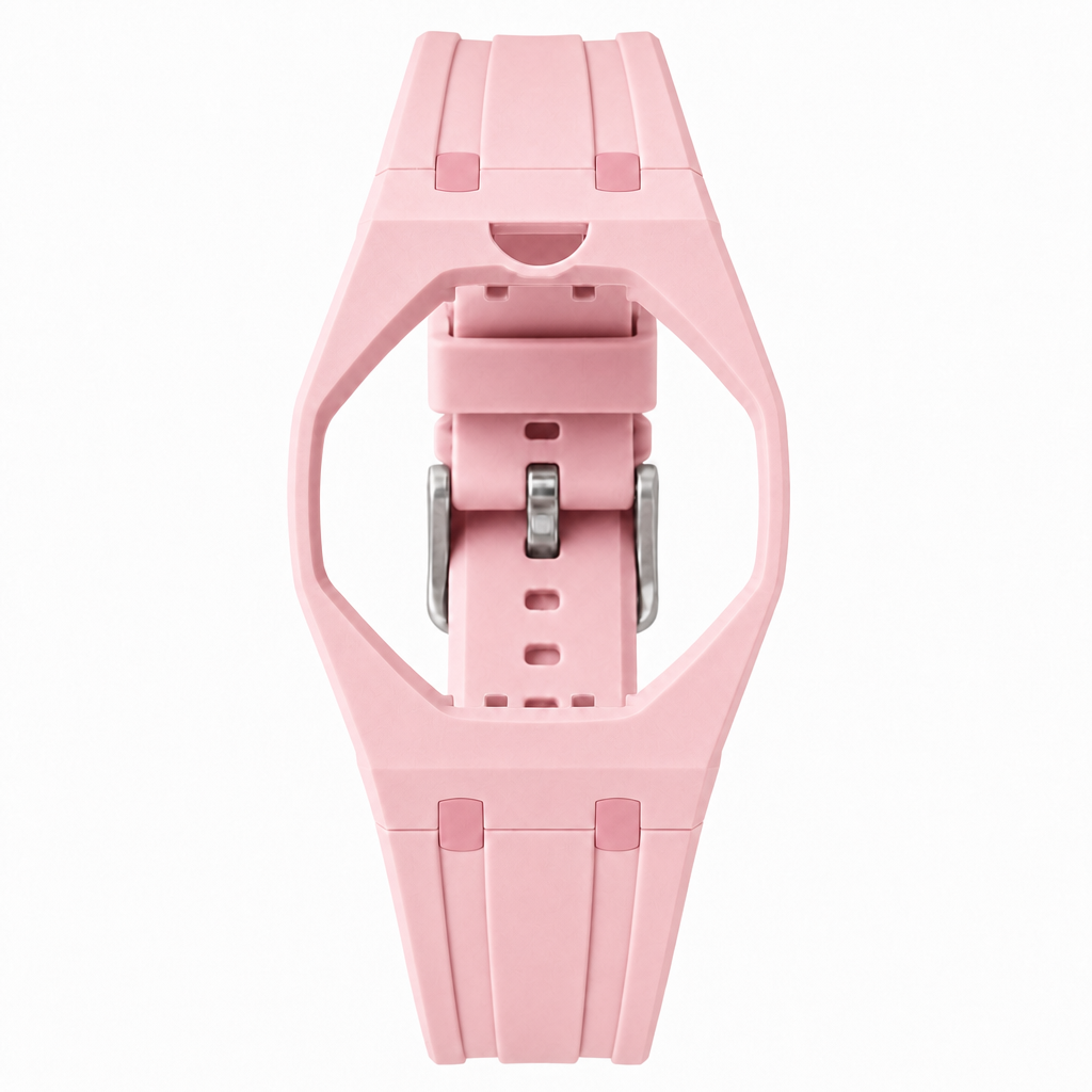 Strap Otto Rosso compatible Royal Pop Swatch x Audemars Piguet, bracelet bioceramic rouge